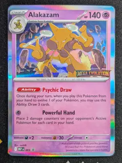 Alakazam - 003 ME: Mega Evolution Promo Pokemon NM Normal - Image 1