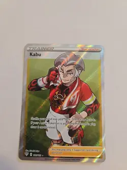 Kabu 186/189 Full Art Trainer Pokemon TCG Darkness Ablaze - NM/M - Image 1