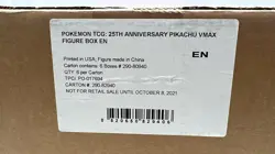 Pokemon TCG Celebrations Pikachu VMAX Premium Figure Collection 6-Box Case - Image 1