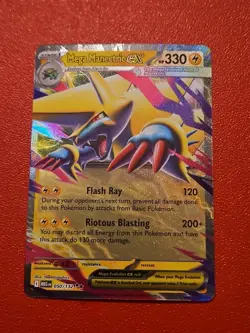 Pokemon TCG Mega Manectric EX 050/132 Ultra Rare Holo Full Art Mega Evolution - Image 1
