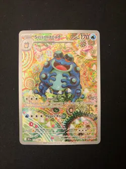 Seismitoad 105/086 Pokemon TCG SV Black Bolt - Image 1