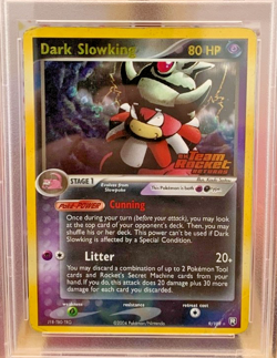 2004 pokemon team rocket returns dark slowking #9 reverse holo PSA 3 POP 2 - Image 2