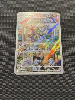 Pokemon TCG Machoke 177/165 Sv: Scarlet & Violet 151 Illustration Rare Near Mint - Image 2