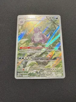Pokemon TCG Nidoking 174/165 Sv Scarlet & Violet 151 Illustration Rare Near Mint - Image 2