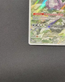 Pokemon TCG Nidoking 174/165 Sv Scarlet & Violet 151 Illustration Rare Near Mint - Image 5