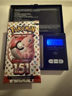 Pokemon 151 English Booster Pack Heavy Sealed 22.89g God PackU HeavyU - Image 1