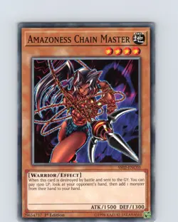 Yu-Gi-Oh TCG Amazoness Chain Master SS02-ENC05 1st Edition Common Card NM - Image 1