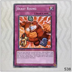 Beast Rising - DREV-EN074 - Common 1st Edition Yugioh - Image 1