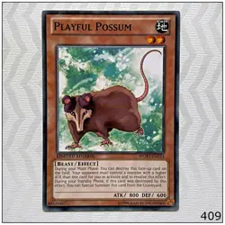Playful Possum - WGRT-EN033 - Common Limited 1st Edition Yugioh - Image 1
