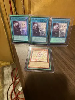 Yu-Gi-Oh! The Fallen & the Virtuous Ultra Rare 1st Edition CH01-EN019 X3 + Bonus - Image 1