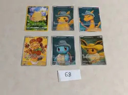 6 Pokemon x Van Gogh Black Star Promo ACG Art Card - read description - Image 1