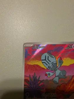 Pokemon TCG Elgyem Card 120/086 Black Bolt Illustration Rare - Image 2