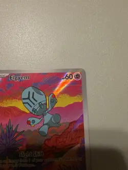 Pokemon TCG Elgyem Card 120/086 Black Bolt Illustration Rare - Image 5