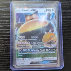 The Pokemon Company Snorlax GX SM05 Promo Holo Pokemon TCG Card - Image 1
