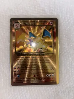 Pokemon Charizard Metal Holo Promo Card 004/102 Miscellaneous Cards & Products - Image 1