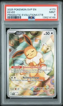 Eevee 173 PSA 9 • 2025 Sv: Scarlet & Violet Promo Cards Holo - Image 1