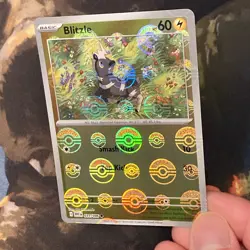 Blitzle (White Flare 31/86) reverse holo Poke Ball pattern Pokemon TCG card - Image 2