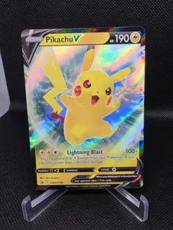 Pikachu V Promo SWSH: Sword & Shield Promo Cards SWSH198 NM - Pokemon TCG - Image 1