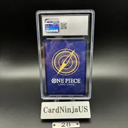 CGC GEM MINT 10 Brook OP01-022 UC 25th Edition Parallel ONE PIECE Card Game 28 - Image 2