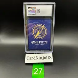 CGC 10 GEM MINT Ryuma P-072 One Piece card 27 Promo P Best Selection Vol. 3 - Image 2