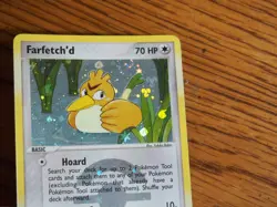 2004 Pokemon Ex Fire Red Leaf Green Farfetch'd foil card, mint condition - Image 4