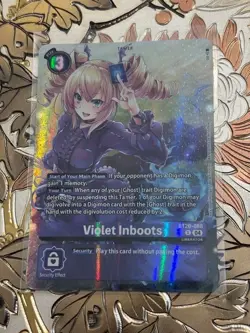 Digimon Card Game Liberator Debugger PB-22 Violet Inboots Alt Art BT20-088 - Image 1