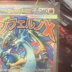 Pokemon Mega Charizard X EX Full Art Holo 360 HP Card 023 Pokemon TCG Card Stock - Image 4