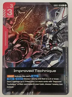 Improved Technique GD03-109 R Gundam Card Game Steel Requiem - Image 1
