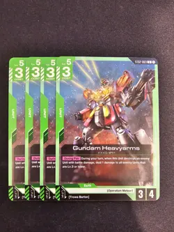 4x Gundam Heavyarms (ST02-003) Gundam TCG Card Game - English - Image 1
