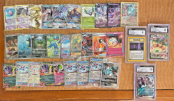 Pokemon Lot! Ex's, Full Arts, Trainers, IR's, Sealed promo,Slabs, etc. 30+ Cards - Image 1