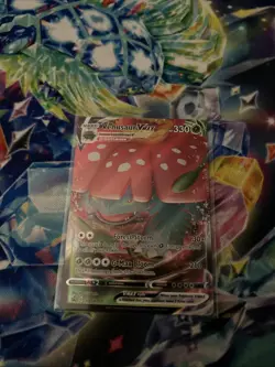 Pokemon Venusaur VMAX SWSH102 Promo Full Art Holo English TCG Card - Image 1
