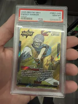 2025 DRAGON BALL SUPER CARD GAME FUSION WORLD MANGA BOOSTER 01 GOLD BULMA PSA 10 - Image 1