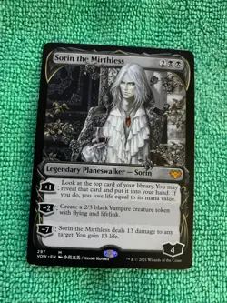 Sorin the Mirthless #297 (Showcase) (NM) Innistrad: Crimson Vow MTG - Image 1
