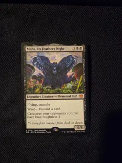MTG - Maha, Its Feathers Night - BLB (NM+) - #0100 - Mint Condition - Image 1