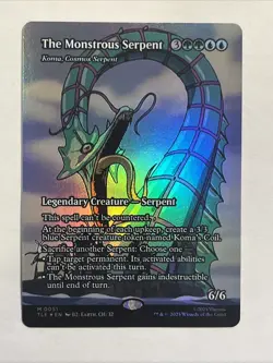 The Monstrous Serpent - Koma, Cosmos Serpent (Borderless) Avatar: The Last... - Image 1