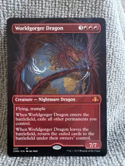 Worldgorger Dragon 437 (Borderless) Dominaria Remastered - Image 1