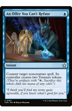 1x MTG An Offer You Can't Refuse - Foundations! NM Mint! - Image 1