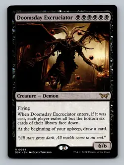 Doomsday Excruciator R Duskmourn: House of Horror 94 NM - Image 1