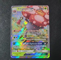 Pokemon Vileplume GX Full Art Ultra Rare Holo Sm-Cosmic Eclipse 4/236 240 HP - Image 2