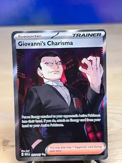 151 Giovanni's Charisma 197/165 Ultra Rare Pokemon NM/M - Image 1