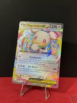 Pokemon Mega Audino GX Full Art Holo Double Rare 172/217 270 HP 20+ TCG Card - Image 1