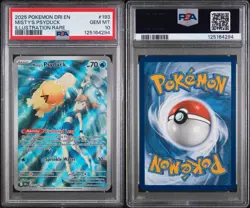 PSA 10 Misty's Psyduck 193/182 Pokemon Destined Rivals Illustration Rare - Image 3