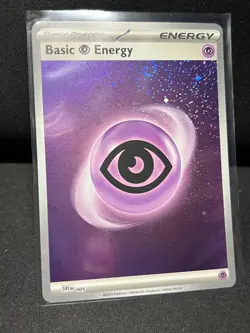 Basic Psychic Energy 005 Cosmos Holo Pokemon 2023 Scarlet & Violet NM - Image 1