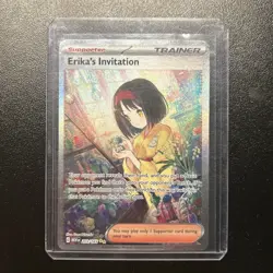 Pokemon TCG Scarlet & Violet Trainer Supporter Erika's Invitation 203/165 - Image 1