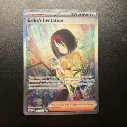 Pokemon TCG Scarlet & Violet Trainer Supporter Erika's Invitation 203/165 - Image 2