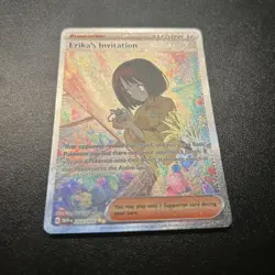 Pokemon TCG Scarlet & Violet Trainer Supporter Erika's Invitation 203/165 - Image 4