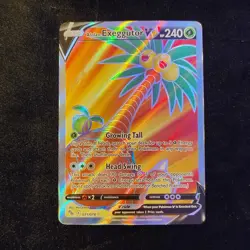 Alolan Exeggutor V (Full Art) 071/078 Pokemon GO Holo MINT - Image 1