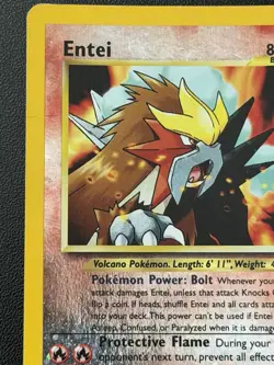Entei 34 Pokemon TCG Black Star Promo Reverse Holo Movie Promo - Image 2