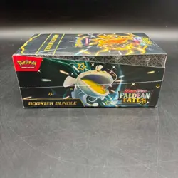 Pokemon TCG Scarlet & Violet Paldean Fates Booster Bundle Display Case SEALED - Image 3