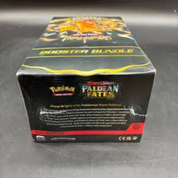Pokemon TCG Scarlet & Violet Paldean Fates Booster Bundle Display Case SEALED - Image 4